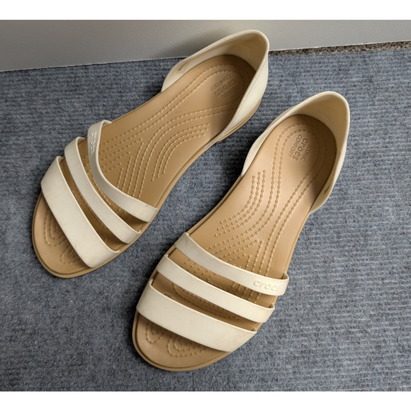 Crocs Sandals Womens 7 Tulum Iconic Comfort Casual Lightweight Waterproof Beach - Picture 4 of 8